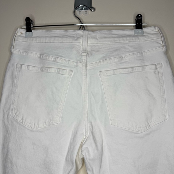 MADEWELL The Perfect Vintage Straight Leg Jean in White - Picture 6 of 9